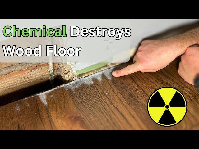 Chemical Reaction Destroys Newly Refinished Wood Floor