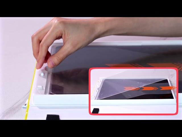 SPARIN W02 Installation Guide for Tablets Screen Protector with Easy Application Tray