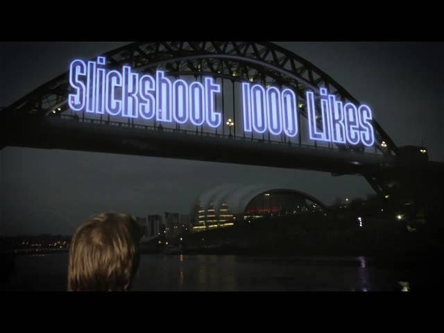 Slickshoot lights up the Tyne Bridge