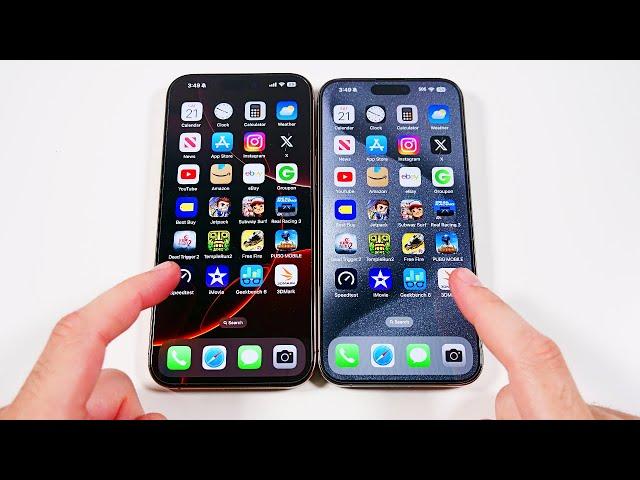 iPhone 16 Pro Max vs iPhone 15 Pro Max Speed Test