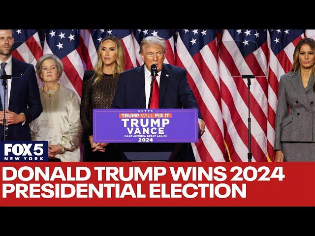 Trump says 'We made history' as he nears victory in Presidential Election