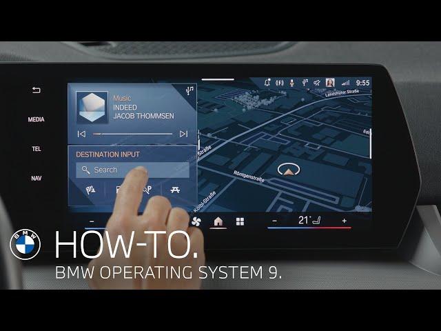 So verwenden Sie die Touch Bedienung in BMW Operating System 9.