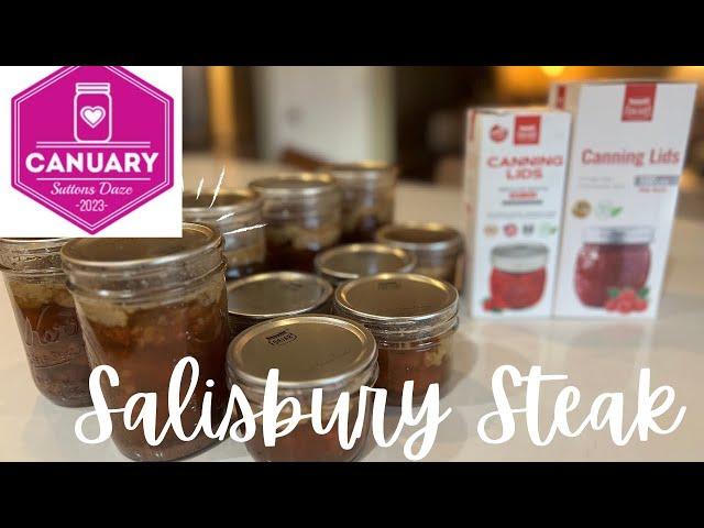 Salisbury Steak In Jar With Linda's Pantry