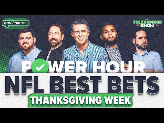 Thanksgiving Day & Black Friday NFL PLAYER PROPS & BETTING PICKS! | NFL Picks | Power Hour