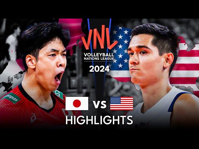 HISTORICAL MATCH | JAPAN vs USA | Men's VNL 2024