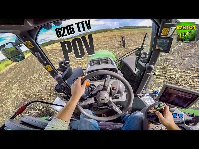 DEUTZ 6215 TTV - POV Tillage DRIVE!