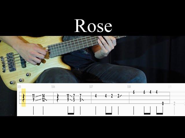 Rose (A Perfect Circle) - Bass Cover (With Tabs) by Leo Düzey