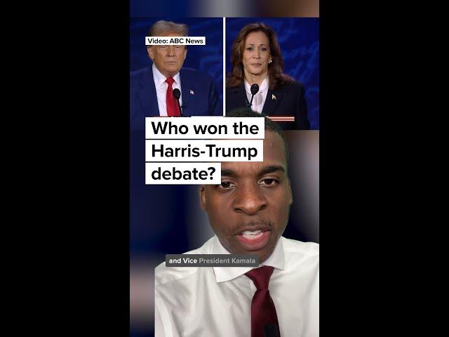 Who won the debate? #shorts #shortnews #donaldtrump #kamalaharris #harris #trump #harrisvstrump