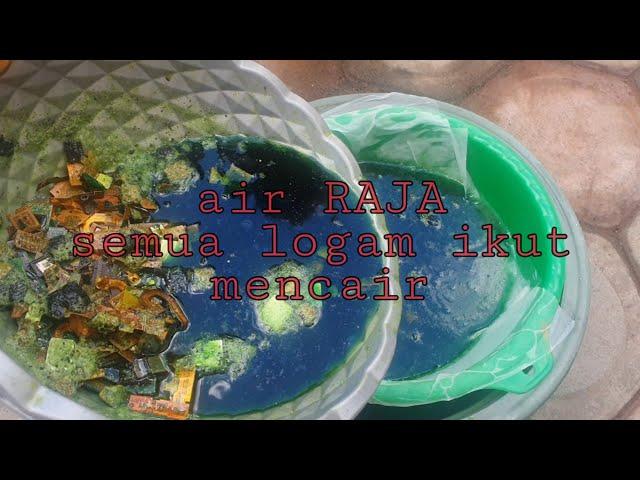 Pemurnian emas dgn AIR RAJA limbah electro (flexibel,keypad,camera dll)