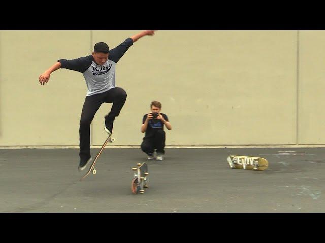 SKATEBOARD LESSONS | SWITCH OLLIE