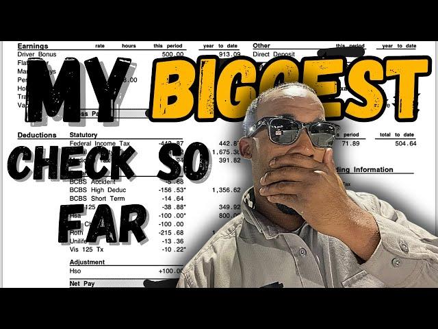 Unveiling My Biggest Check Yet as a Tanker Truck Driver | Behind the Scenes of Hauling Success