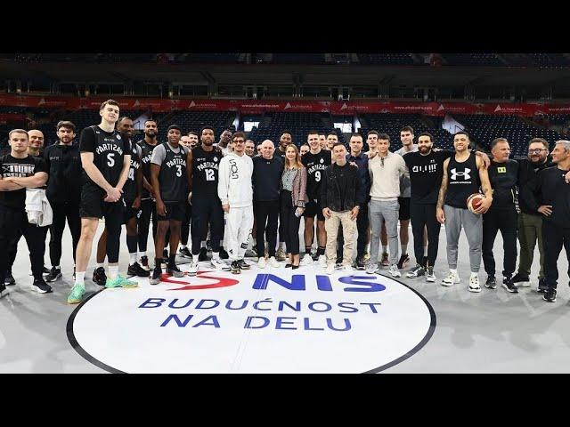 BC Partizan TV: Fudbaleri uz košarkaše na treningu! Najava 6. kola ABA protiv Krke!