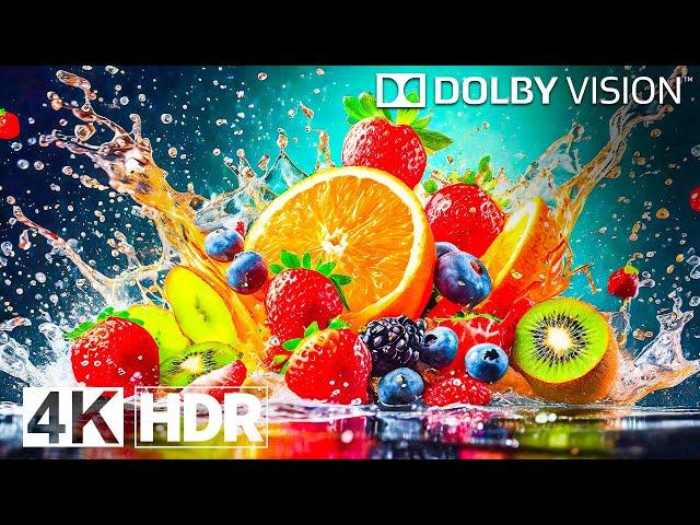 Dolby Vision 4K HDR 120fps OLED Fruits 4K