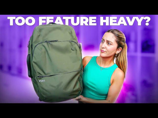 Pakt Travel Backpack Review (Features over comfort?)