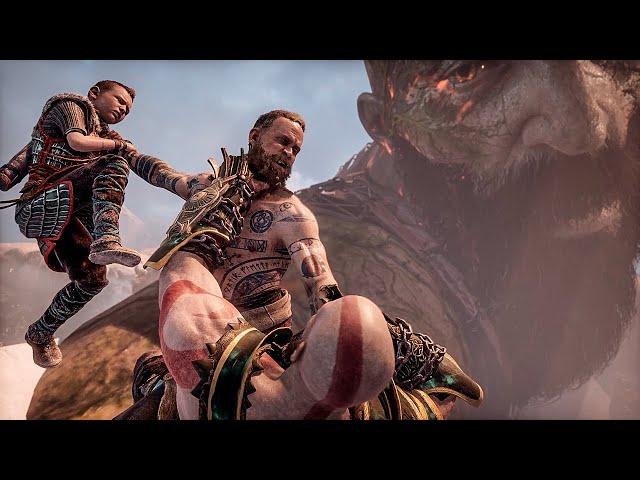 Kratos Vs Baldur Final Boss Fight & The Whole Truth about the Ghost of Sparta 4K | GOD OF WAR 4 2018