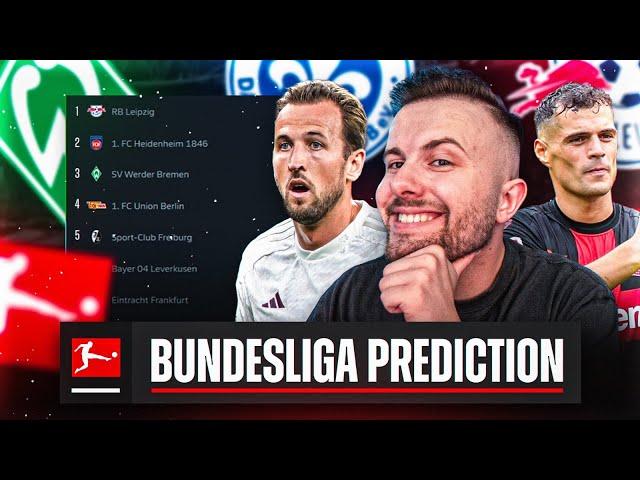 Meine BUNDESLIGA PROGNOSE Saison 2023/2024 