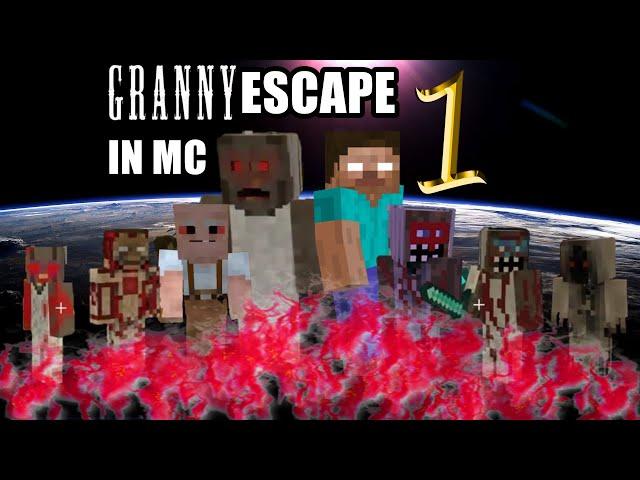 Granny Escape In Minecraft 1 / Animation | GeorgeRgames