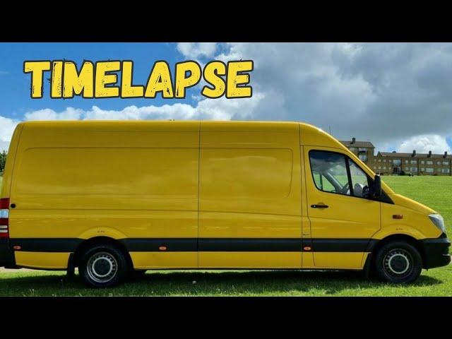 Van Build TIMELAPSE | DIY Campervan Conversion | Mercedes Sprinter