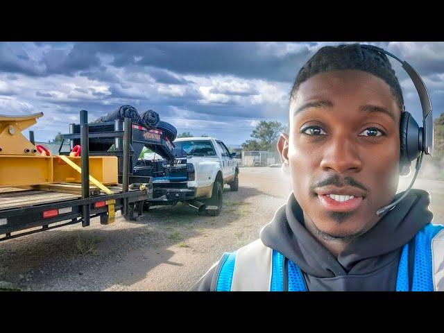 A DAY IN A LIFE OF HOTSHOT TRUCKING IN SPRING 2024 | LOST IN WYOMING