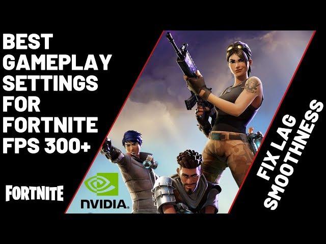 FORTNITE - Settings for best FPS - InGame Settings - Nvidia Graphic - Visibility - 100%WORKS