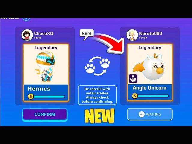  I got Legendary + New Pet in pet trade #pkxd || New Angle Unicorn pet + secret pet PKXD pet trade