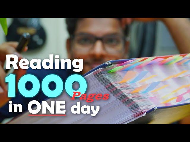 I read 1000 Pages in ONE day for MBBS Exams ⭐ | Anuj Pachhel