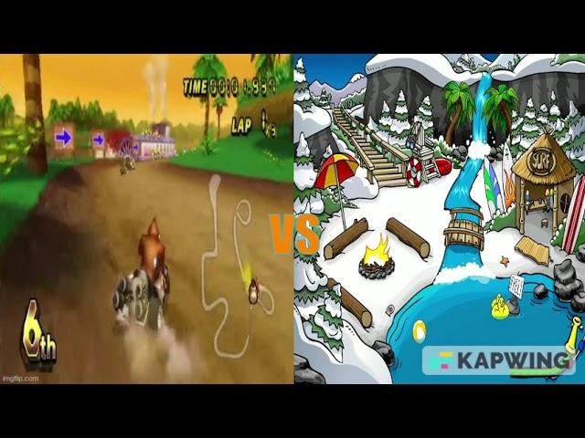 Donkey Kongo Water Park - Club Penguin/Mario Kart Wii Mix