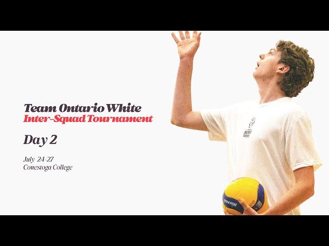 Team Ontario White Boys Inter-Squad Tournament | Day 2 - Court 2