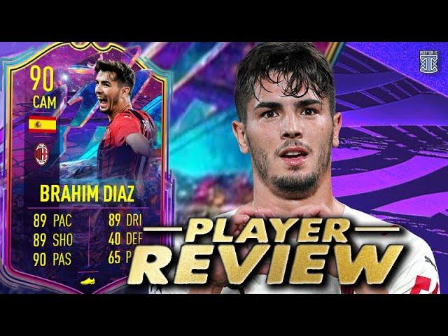 90 CAM FUTURE STARS BRAHIM DIAZ PLAYER REVIEW! FUTURE STARS BRAHIM DIAZ - FIFA 22 ULTIMATE TEAM