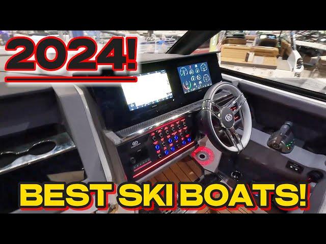 2024 BEST SKI BOATS! #wakeboats #seattleboatshow #mastercraft #nautique #cobalt #bayliner #scarab