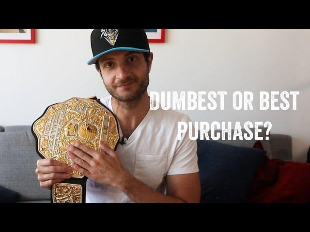 I Bought a World Heavyweight Championship Belt! | Brunch Boys