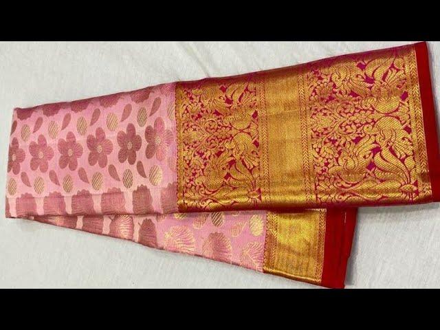 Exclusive Kanchivaram Wedding silk sarees Kanjeevaram bridal sarees pink kanchipattu saree