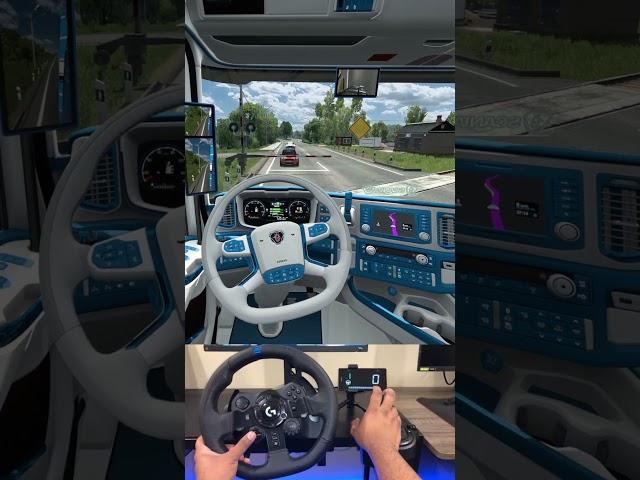 A Reckless Ride Through Russia  #eurotrucksimulator2 #ets2 #scania #russia #shorts