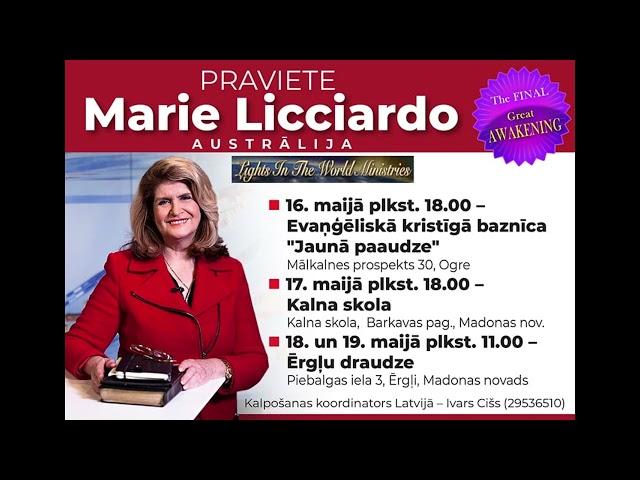 Marie Licciardo atbildes uz jautājumiem