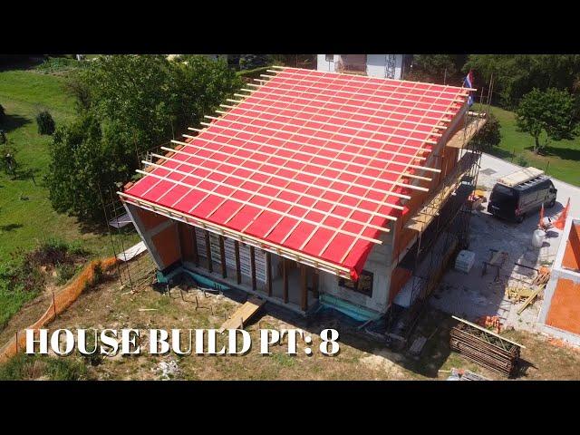 My House Build Pt8 - Windows are in, Roof is ready for the roofing