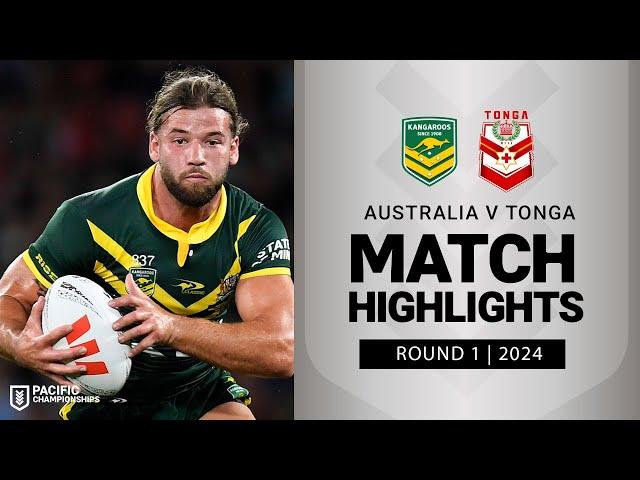 Pacific Championships 2024 | Kangaroos v Tonga XIII | Match Highlights