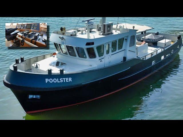 Trawler Style Explorer Yacht ‘Poolster’ (3,000 NM Range)