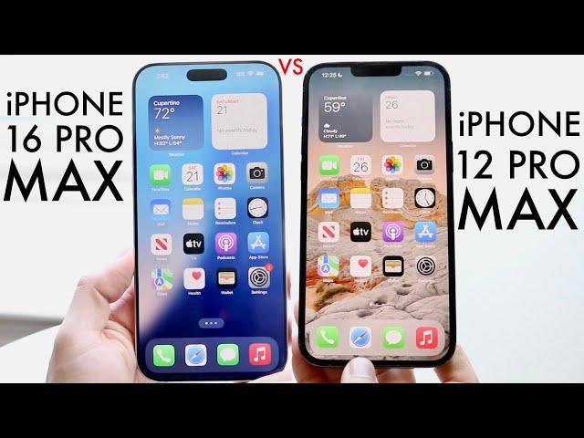 iPhone 16 Pro Max Vs iPhone 12 Pro Max! (Comparison) (Review)