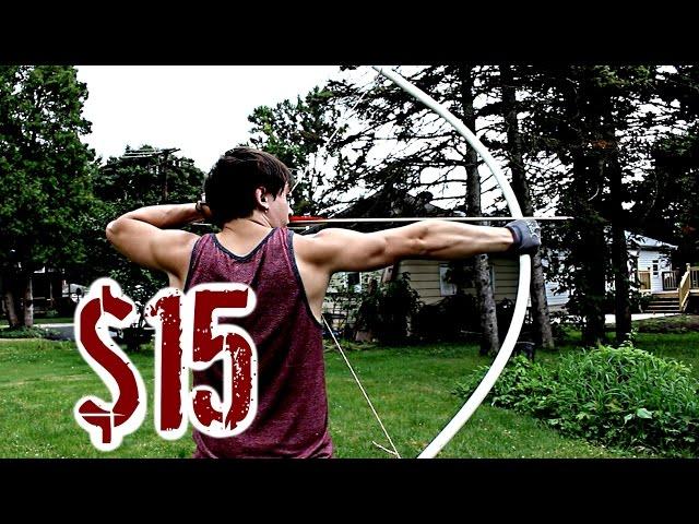 Easy, Cheap, POWERFUL Bow (NO Power Tools or Heat Needed)