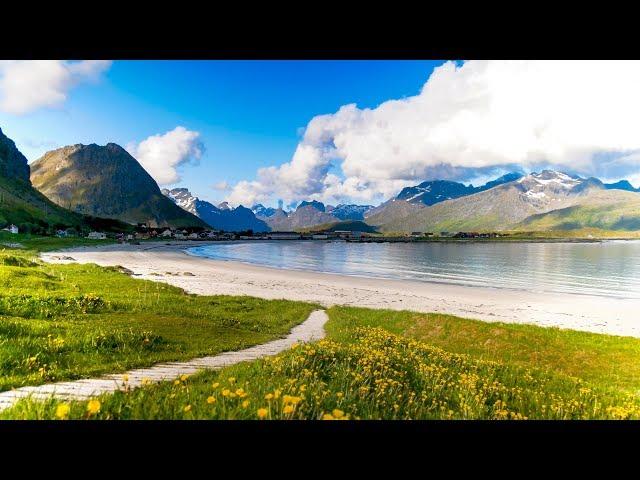 Uplifting Music - light, positive, happy music [Gullrosøya - 1 hour]