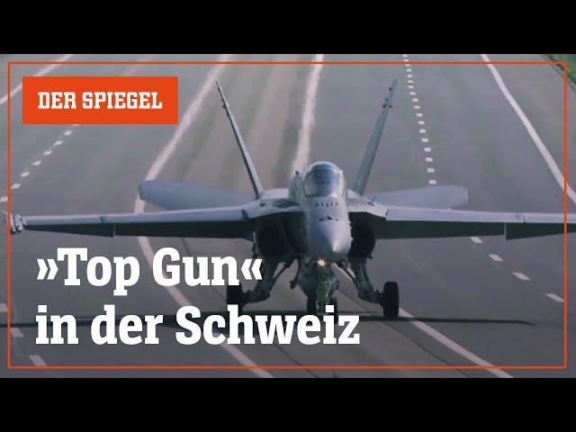 Autobahnvollsperrung: F-18 Kampfjet landet auf Fahrbahn | DER SPIEGEL