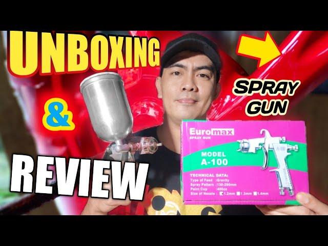 UNBOXING Euromax A100 Spray Gun AND REVIEW | #gravitytype #spraygun #basecoat #clearcoat