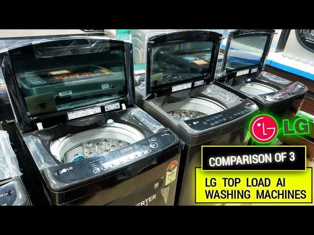 Comparison of 3 LG Top Load Fully-Automatic Washing Machines 2024 with Full Review