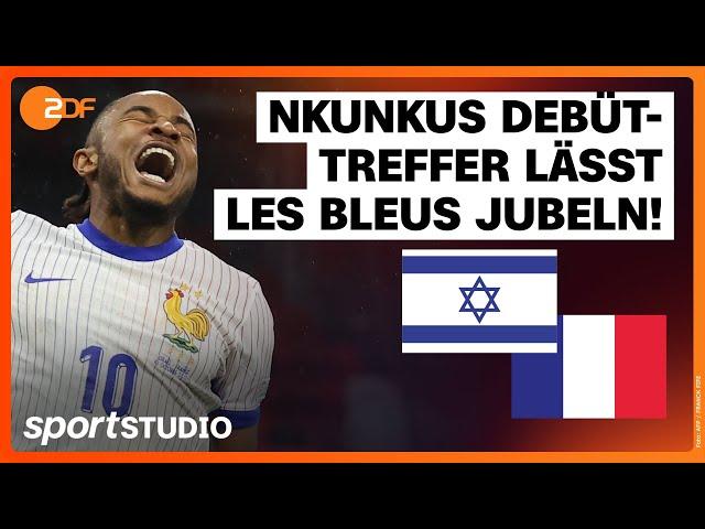 Israel – Frankreich Highlights | UEFA Nations League, 3. Spieltag 2024/25 | sportstudio