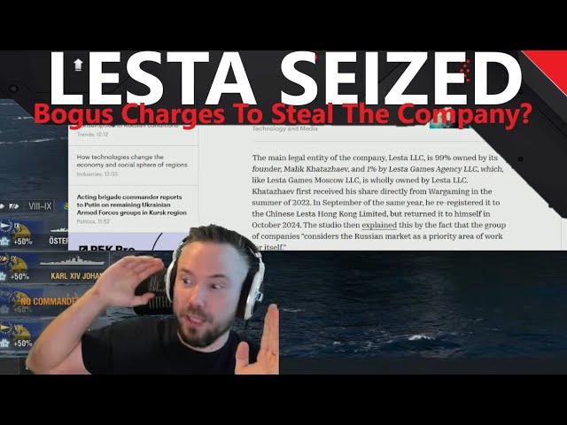 Lesta Seized - Bogus Charges To Steal The Company?