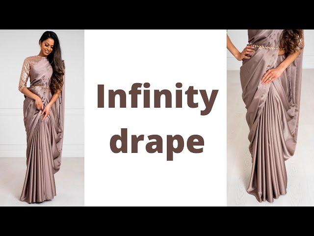 Infinity Drape | How to wear Saree for Beginners | Easy Saree Draping Tutorial