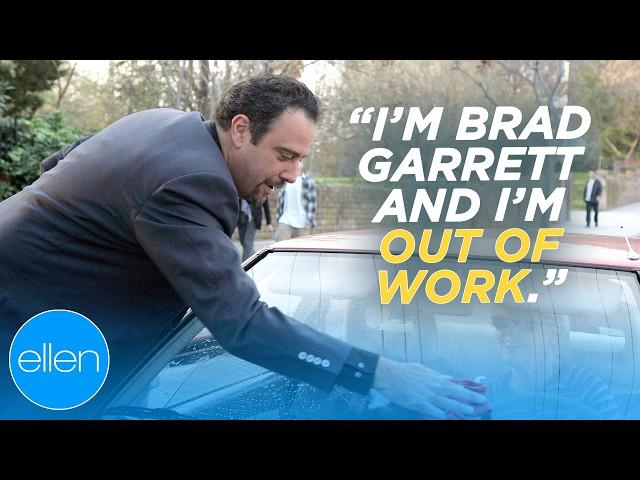 Brad Garrett Washes Cars for Money