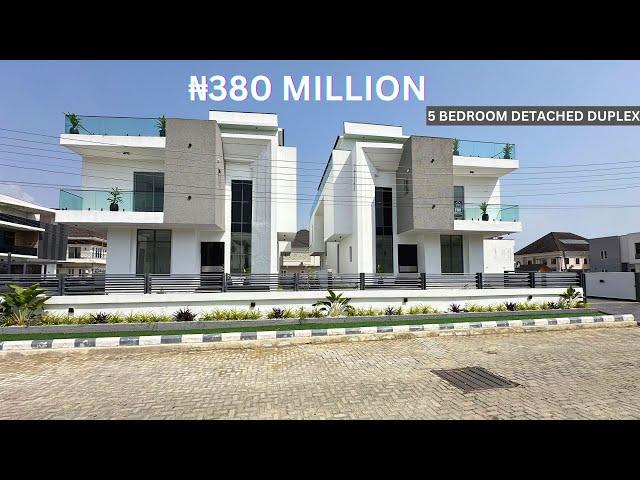 HAPPY 2025 !!! INSIDE THIS 380 MILLION NAIRA 5 BEDROOM FULLY DETACHED DUPLEX FOR SALE