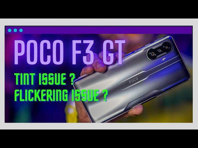POCO F3 GT Tint and Flicker Test | Unboxing