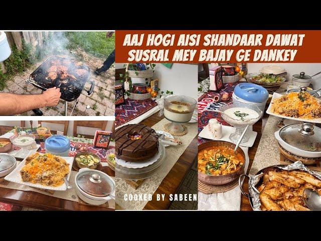 How I manage 11 Dishes for Buffet Dinnerbiryani-bbq-nihari bohat kuch/ Dawat Vlog|Cooked by Sabeen